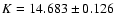 $K = 14.683\pm0.126$