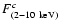 $F_{\rm (2-10~keV)}^{c}$
