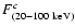 $F_{\rm (20-100~keV)}^{c}$