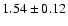 $1.54\pm0.12$