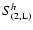 $S_{\rm (2,L)}^{h}$