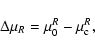 \begin{displaymath}\Delta\mu_R=\mu^R_0-\mu^R_{\rm c},
\end{displaymath}