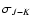 $\sigma_{J-K}$
