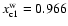 $x_{\rm c1}^{\rm w}=0.966$