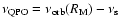 $\nu_{\rm QPO}=\nu_{\rm orb}(R_{\rm M})-\nu_{\rm s}$