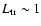 $L_{\rm tr} \sim1$