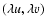 $(\lambda u,\lambda v)$