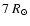 $7~R_\odot$