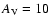 $A_{\rm V}= 10$