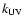 $k_{\rm UV}$