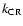 $k_{\rm CR}$