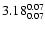 $\rm 3.18^{0.07}_{0.07}$