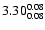 $\rm 3.30^{0.08}_{0.08}$