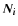 $\vec{N_{i}}$