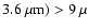 $3.6~\mu{\rm m})>9~\mu$