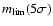 $m_{\lim}(5\sigma)$