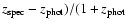$z_{{\rm spec}}-z_{{\rm phot}})/(1+z_{{\rm phot}}$