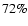 $72\%$