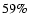 $59\%$