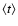 $\langle t \rangle$