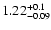 $\rm 1.22_{-0.09}^{+0.1}$