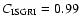 $C_{\rm ISGRI}=0.99$