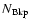 $N_{\rm Bkp}$
