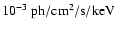 $10^{-3} ~\rm ph/cm^2/s/keV$