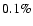 $0.1\%$