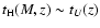 $t_{\rm H}(M,z)\sim t_U(z)$