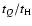 $t_Q/t_{\rm H}$