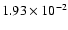 $1.93\times 10^{-2}$