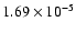 $1.69\times 10^{-5}$