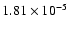 $1.81\times 10^{-5}$