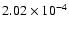 $2.02\times 10^{-4}$
