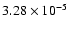 $3.28\times 10^{-5}$