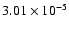 $3.01\times 10^{-5}$