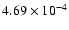 $4.69\times 10^{-4}$