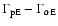 $\Gamma_{\rm p E}-\Gamma_{\rm\alpha E}$