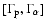 $[\Gamma_{\rm p}, \Gamma_\alpha]$