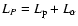 $L_P=L_{\rm p}+L_\alpha $