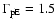 $\Gamma_{\rm p E}=1.5$