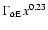 $\Gamma_{\rm\alpha E} x^{0.23}$