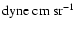 $\rm dyne~cm~sr^{-1}$