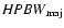 ${\it HPBW}_{\rm maj}$