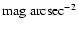 ${\rm mag}~{\rm arcsec}^{-2}$