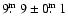 $9\hbox{$.\!\!^{\rm m}$ }9\pm 0\hbox{$.\!\!^{\rm m}$ }1$