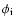 $\phi_{\rm i}$