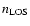 $n_{\rm LOS}$