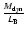$\frac{M_{\rm dyn}}{L_{\rm B}}$